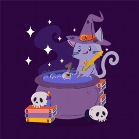 万圣节插画矢量素材